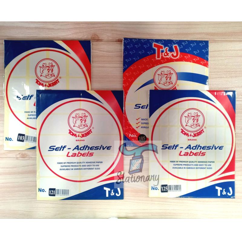 

Stiker Label Tom & Jerry Polos (103, 105, 121, 125).