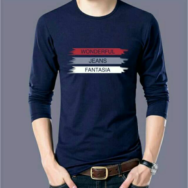 Kaos Polos Lengan Panjang Pria Wanita / Longsleeve Katun spandek panjang