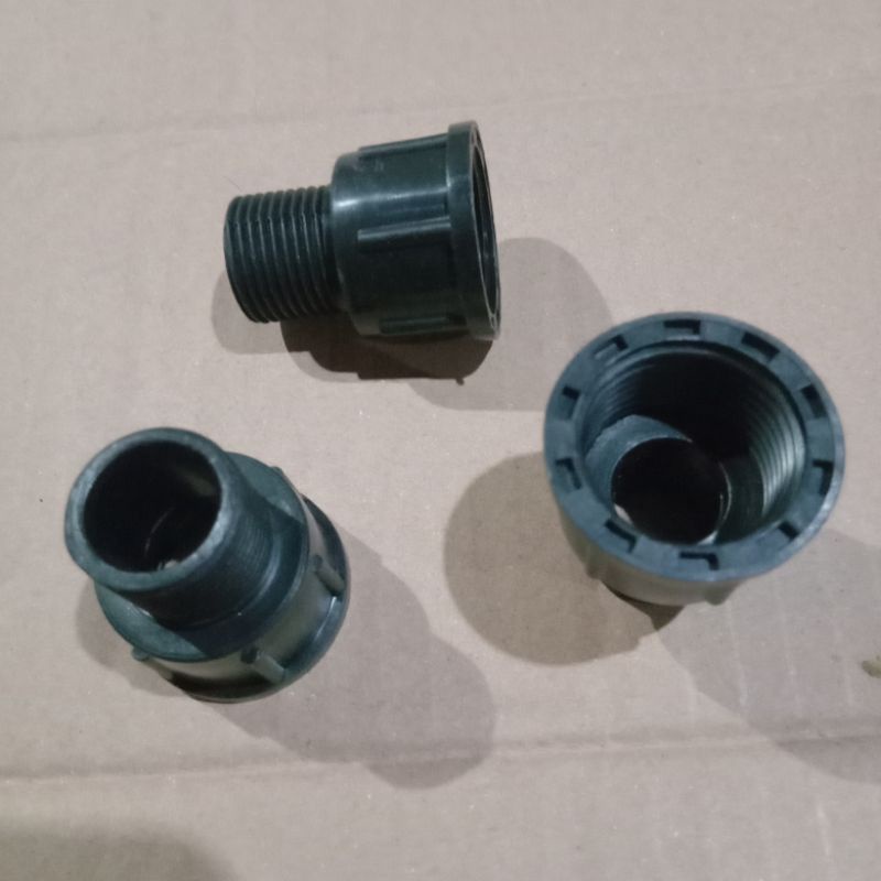 konektor handle gagang sprayer drat dalam 22 mm drat luar 18 mm