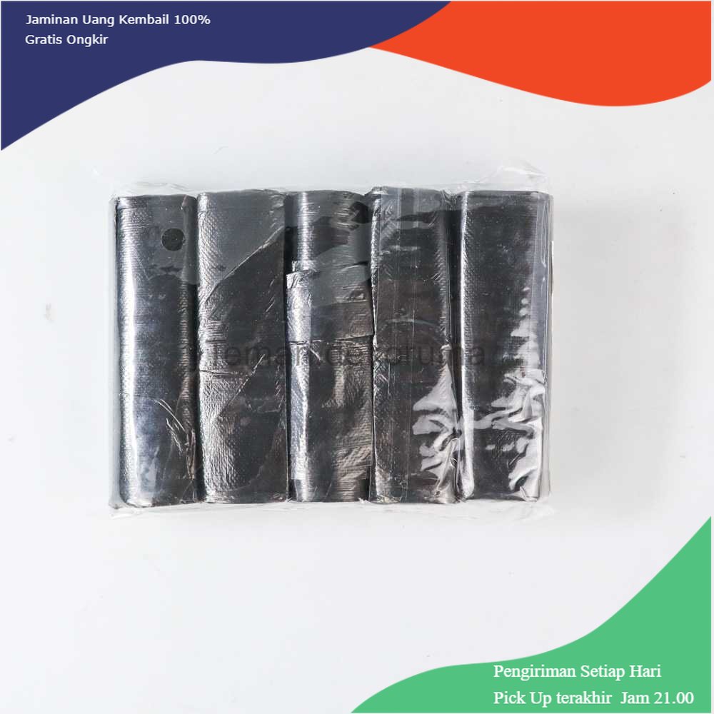 TD - KBR Tbag Kantong Plastik Sampah Disposable Trash Bag 45x50cm 5 Roll - W1919