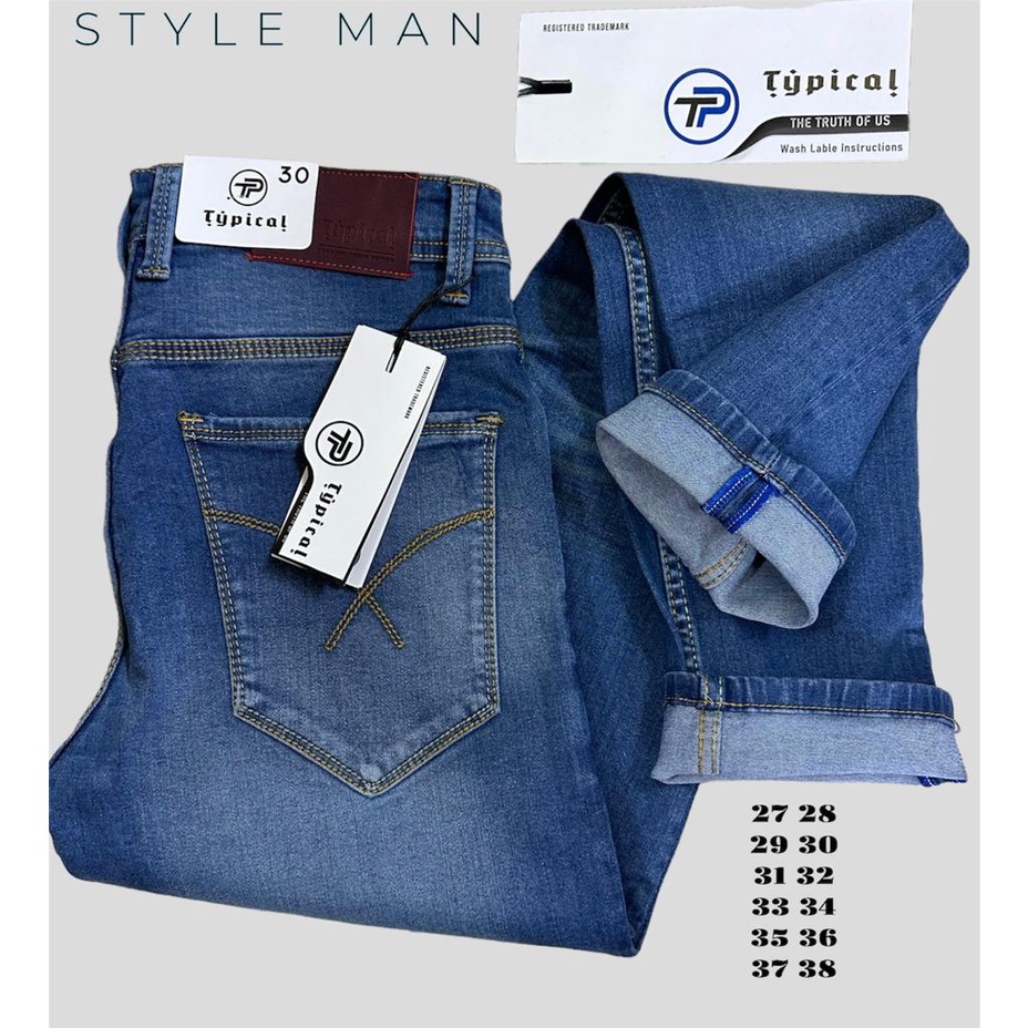 CELANA JEANS PANJANG TYPICAL MODEL POLOS/JEANS DISTRO PREMIUM/JEANS SKINNY PRIA