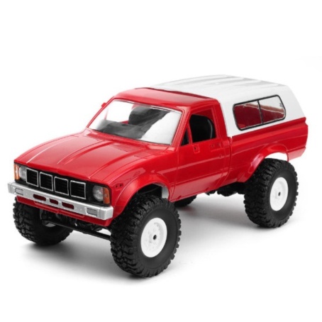 

Dijual WPL C24K C-24K 1/16 4WD Military Truck RC Car KIT Version - Merah Murah