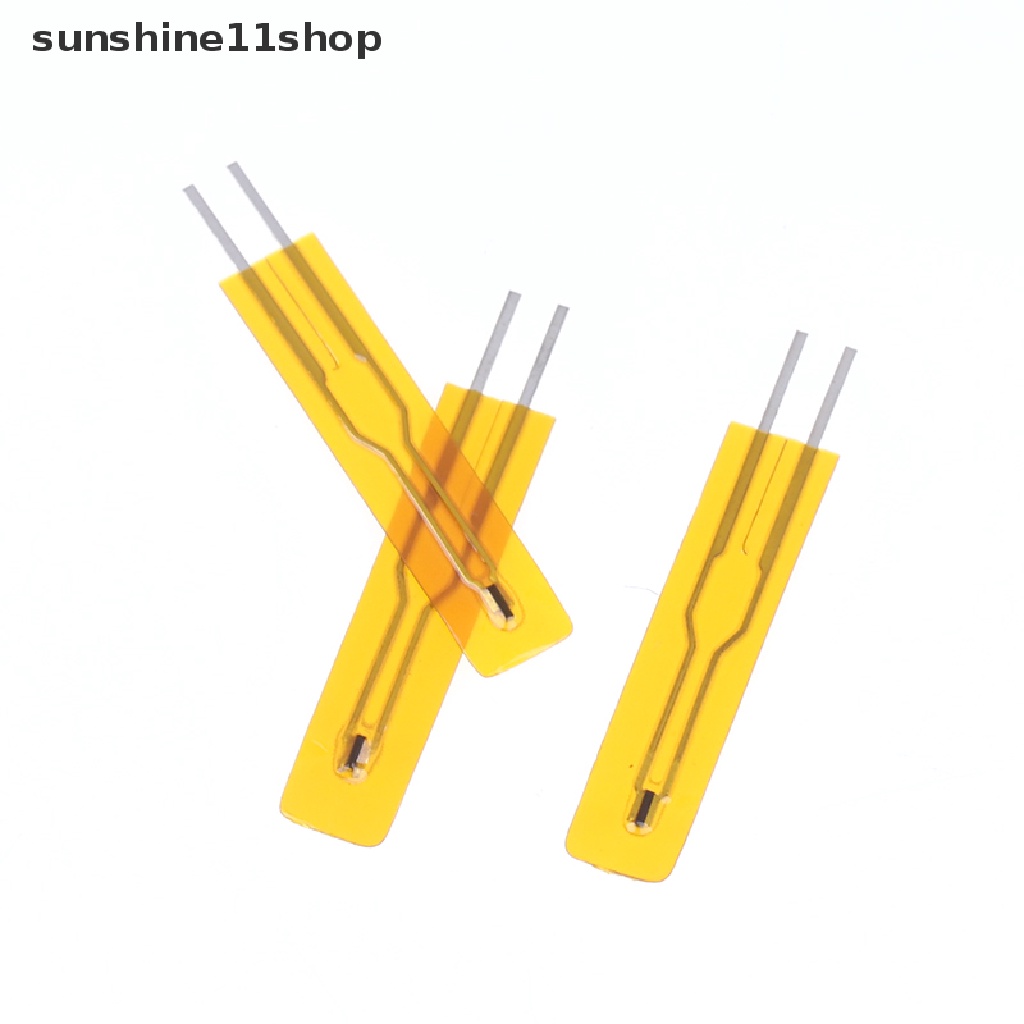 Sho 5pcs Termis Film Tipis NTC 2.5cm 338010k 50K 100K MF5B Smd1% Sensor Suhu N