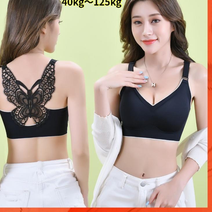 ❊ BIG SIZE sport bra model seamless bahan Latex Renda produk terbaru ♦