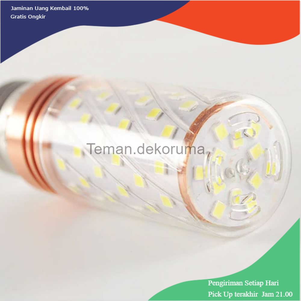 TD - LMP Green EyeBohlam LED Corn Light Bulb E27 12W 60 LED Cool White - E262
