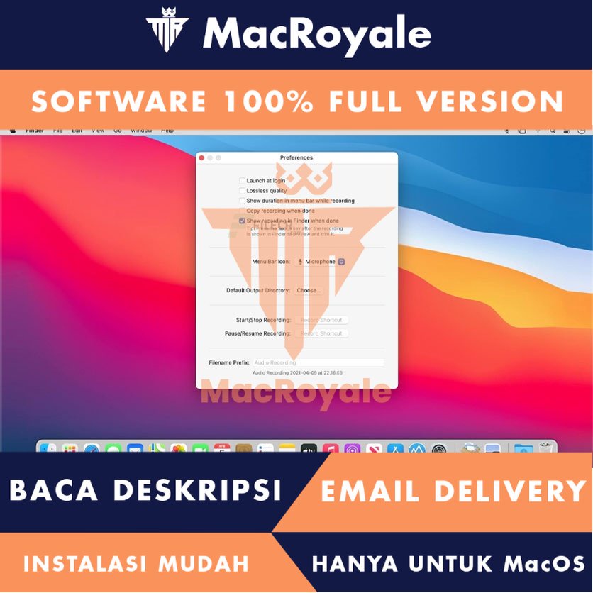 [MacOS] Recordia Full Version Lifetime Full Garansi
