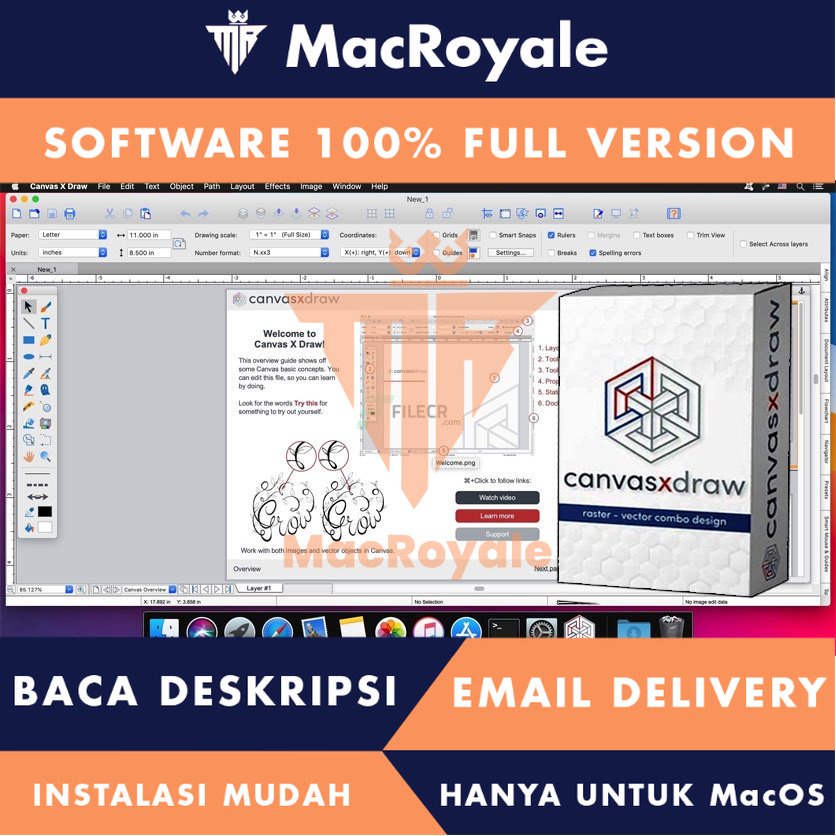 [MacOS] Canvas X Draw (7089) Full Version Lifetime Full Garansi