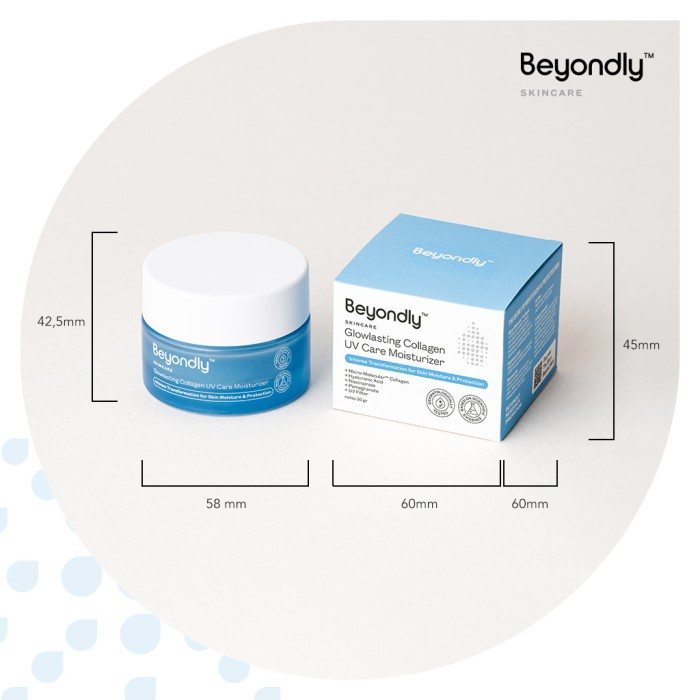 BEYONDLY GLOWLASTING COLLAGEN UV CARE MOISTURIZER  30GR