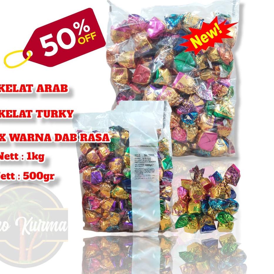 

℗ Coklat arab /turky dll mix/campur 1kg ♡