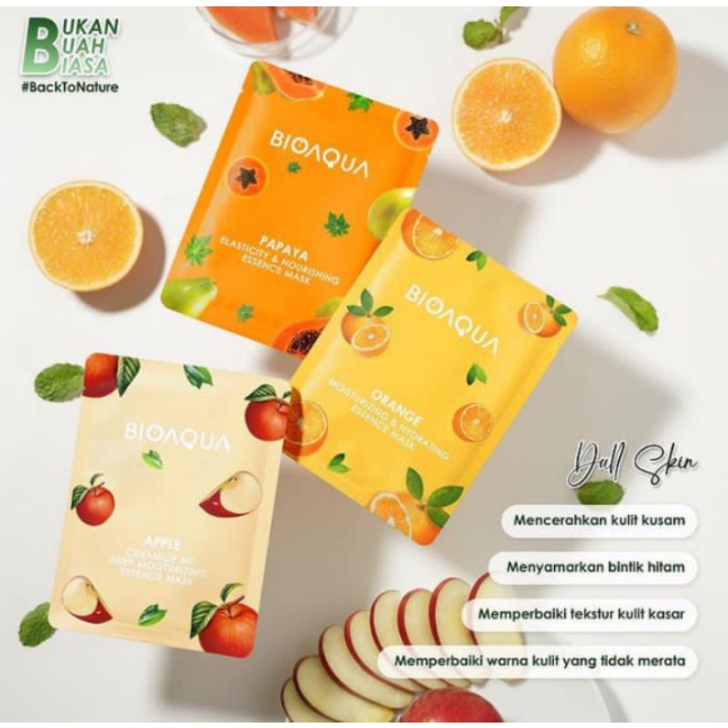 Masker wajah BioAqua untuk Jerawat