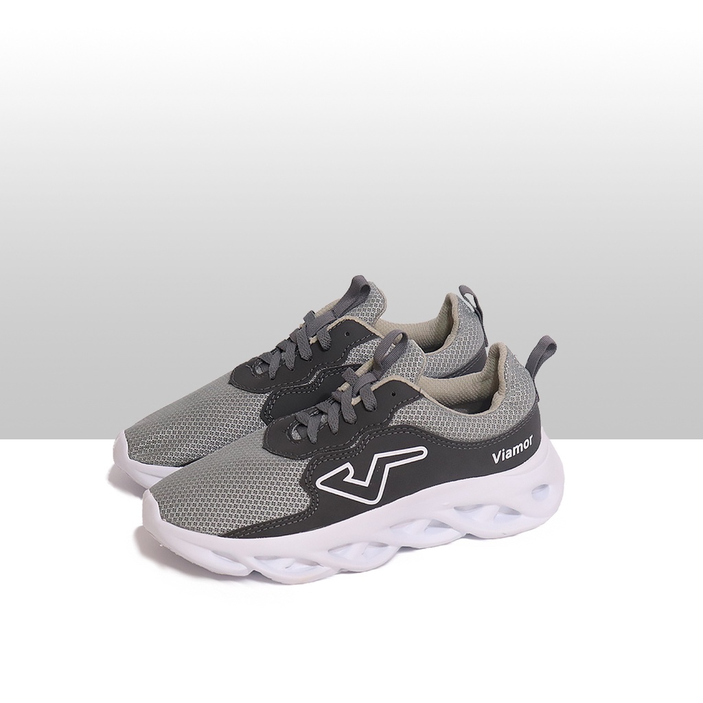 SEPATU PRIA WANITA SEPATU VIAMOR ABU SNEAKERS 36-43 SEPATU SANTAI KERJA
