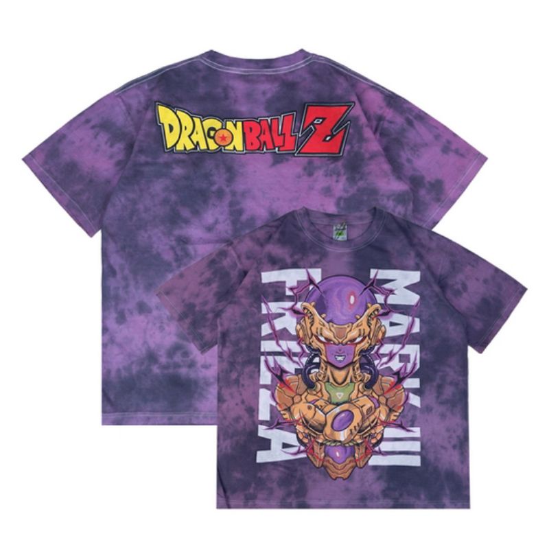 KAOS DRAGON BALL Z FRIEZA MARK 2 TIE DYE PURPLE KAOS OVERSIZE DRAGON BALL BAJU DRAGON BALL Z