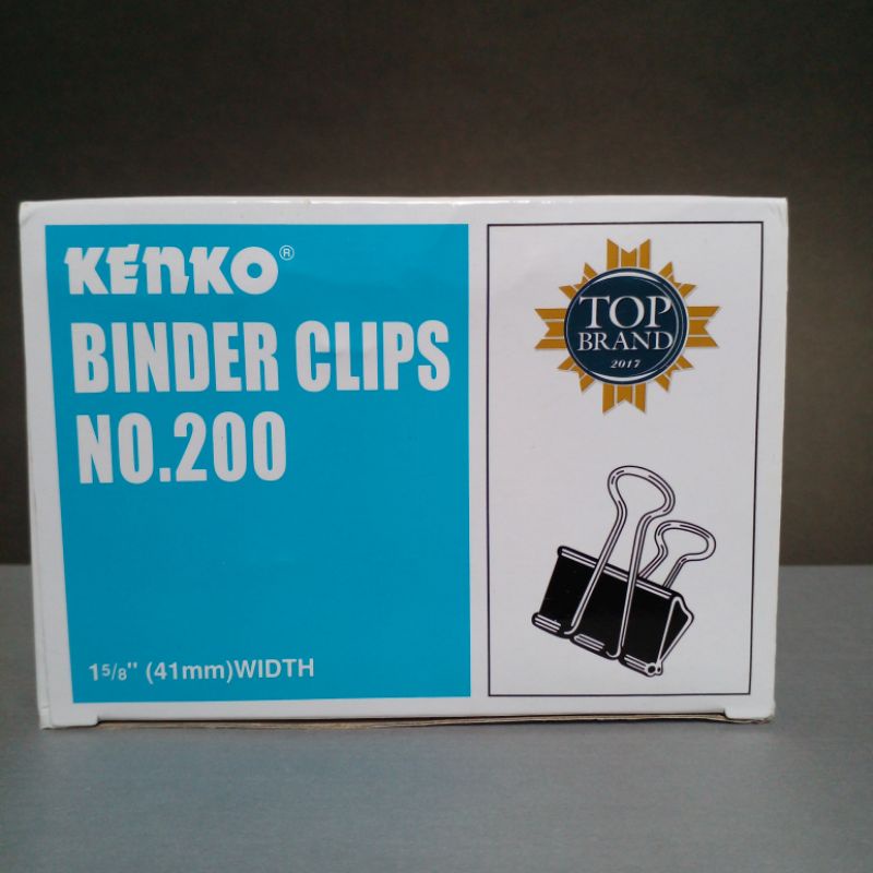 

BINDER CLIP KENKO NO.200 / KLIP KERTAS / PENJEPIT KERTAS
