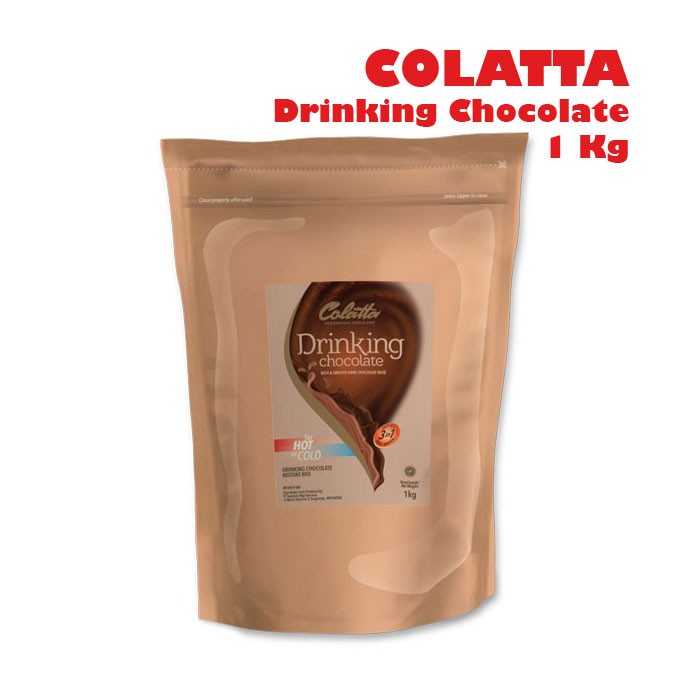 COLATTA Drinking Chocolate 1 Kg / Bubuk Minuman Coklat / Choco Powder Drinking 1kg