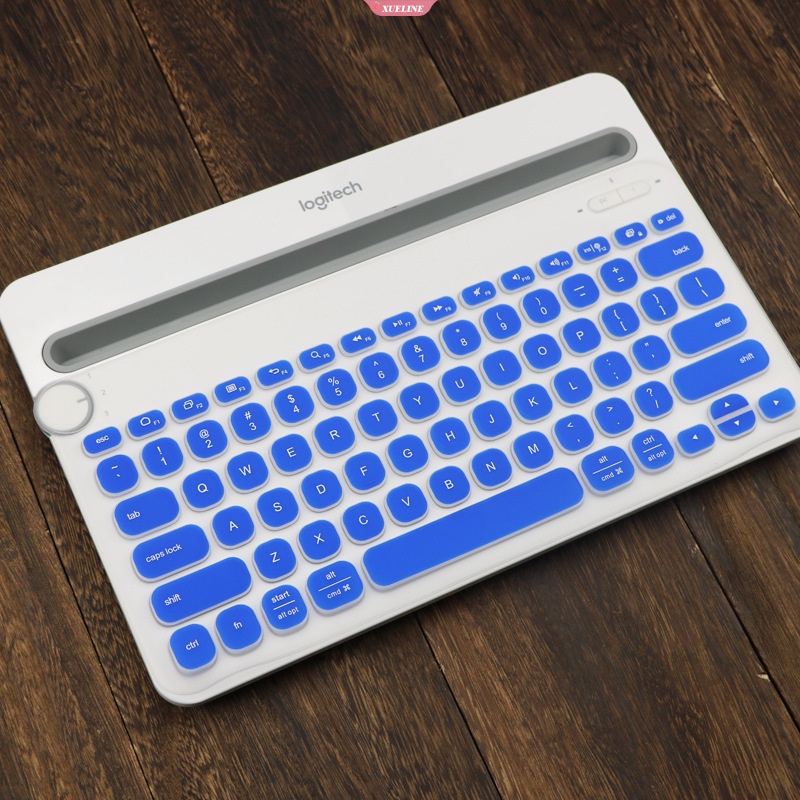 K480 Cover Keyboard Untuk Logitech K 480 Wireless Transparan Bening Hitam EU US Film Silikon TPU Case Slim Tipis Inggris [ZXL]