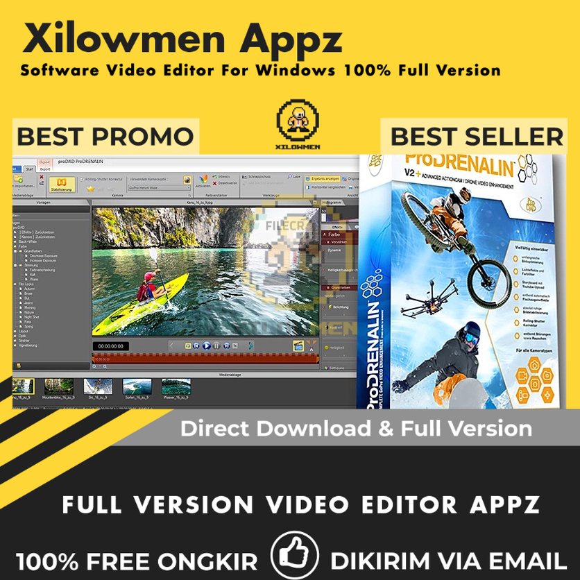 [Full Version] proDAD ProDRENALIN Pro Video Editor Lifetime WIN OS