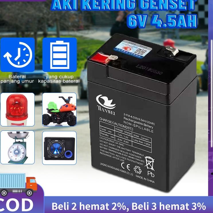 Promo Aki 6v 4.5ah/ 6v 7ah Aki Kering Genset Aki UPS SMT 12V 8Ah - Baterai UPS Batere Emergency /4.5ah/7ah/8ah aki kering ups aki sepeda listrik motor motoran mainan aki mobil mobilan baterai panel surya aki anak pliko UPS emergency lamp timbangan