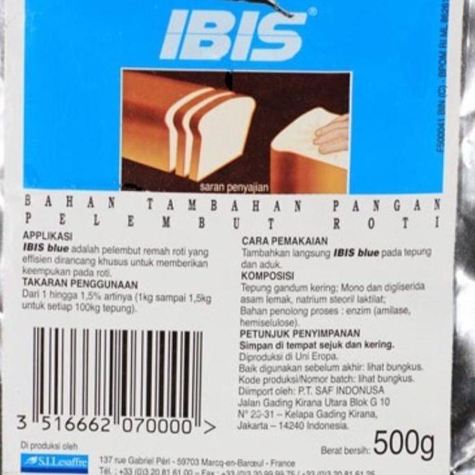 ℮ Pelembut Roti Ibis Blue - Pelembut Roti 500gr ➮