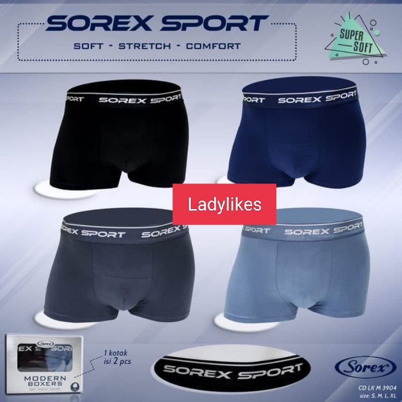 CELANA DALAM BOXER PRIA SOREX 3904 TOKO KEANULOVA