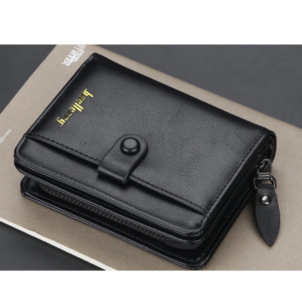 DOMPET LIPAT WANITA KULIT HITAM BAELLERRY ORIGINAL PENDEK KOREA MINI SLOT KARTU KECIL RESLETING CAYUGA WA645B5 IMPORT UANG KOIN PREMIUM CEWEK MURAH BRANDED BATAM