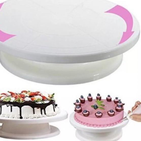 ◊ Meja Putar Kue / Meja Putar Menghis Kue / Cake Turntable ➭