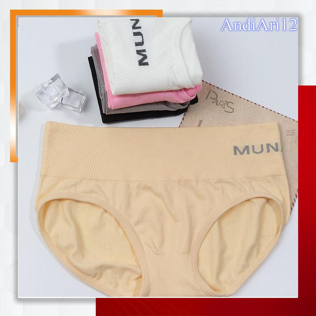MUNAFIE - Celana Dalam Sempak Wanita Kolor Underwear Women CD 301 BAHAN ADEM BISA COD
