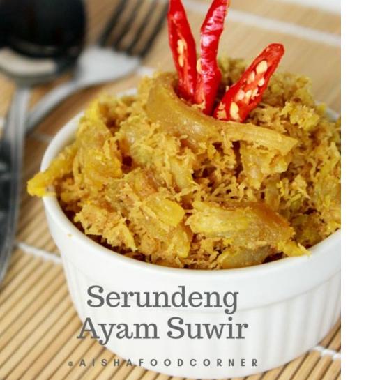 

✬ SERUNDENG AYAM SUWIR, AYAM POTONG 1EKOR DLL ✦