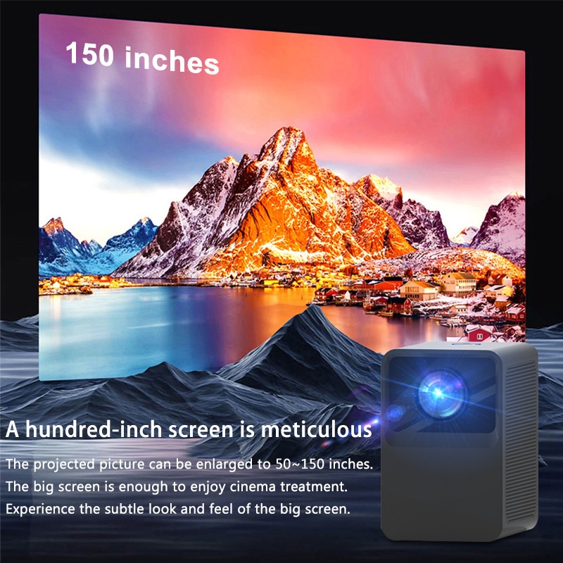TRIPSKY T6 ANDROID VERSION - Smart Android Projector 200 ANSI Lumens