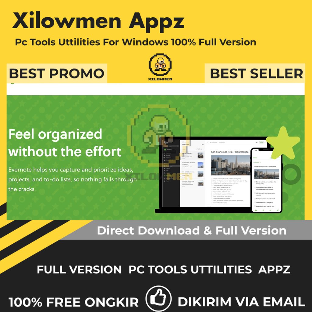 [Full Version] Evernote Pro PC Tools Software Utilities Lifetime Win OS