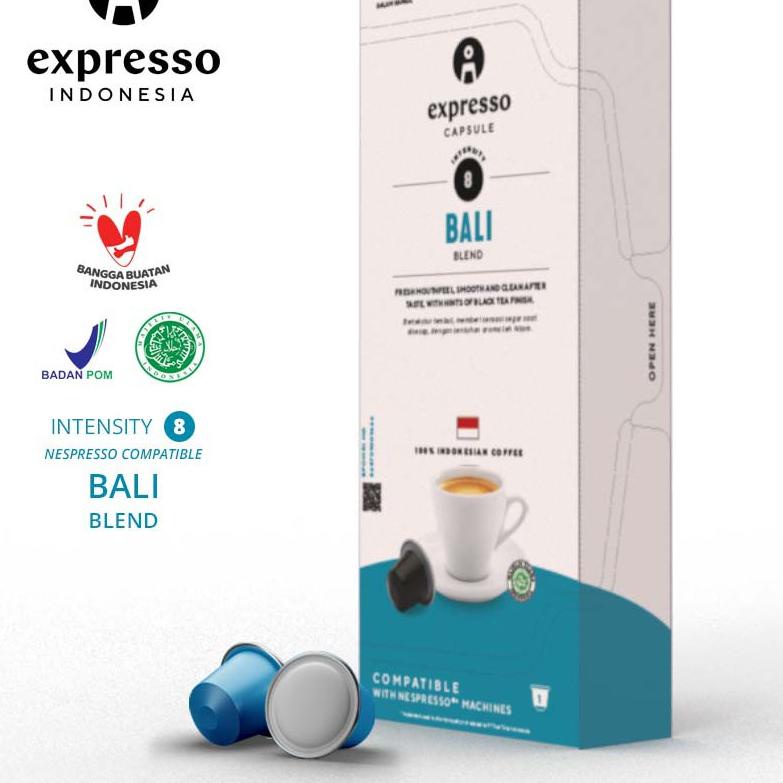 

➺ Expresso Indonesia - Reguler Capsule - Nespresso Compatible - Bali Blend ✻