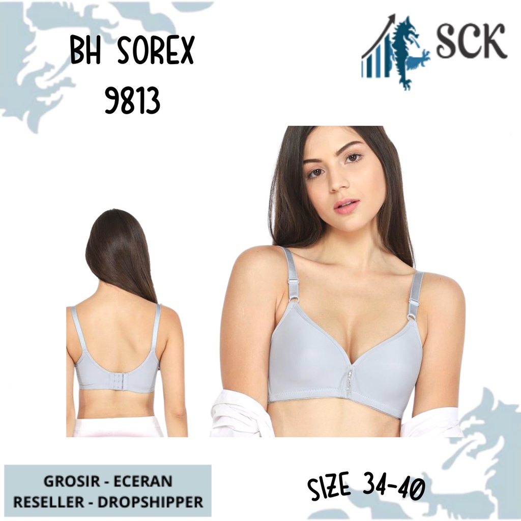 BH SOREX 9813 Super Soft Cup Besar  B-C Size 34-40 / Pakaian Dalam SOREX 9813 - sckmenwear GROSIR