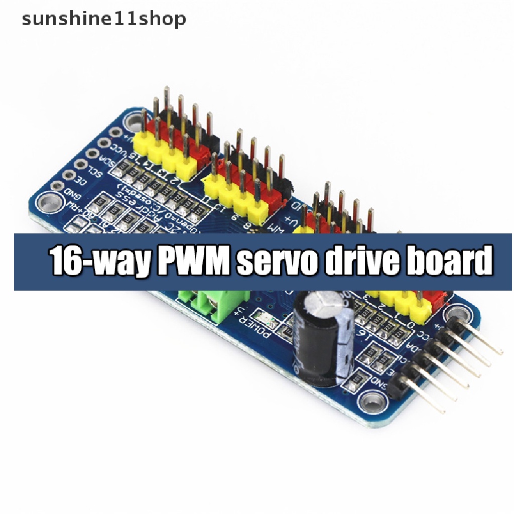 Sho PCA9685 16channel 12-bit PWM/Driver Motor Servo IIC Antarmuka Modul Driver Robot DIY Servo Shield Module N