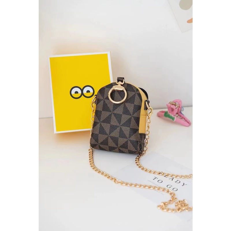 Tas Viral Minion Bag Tas Selempang Minion Gantungan Tas Unik Tas Mini Import Gratis kotak Minion CR7896