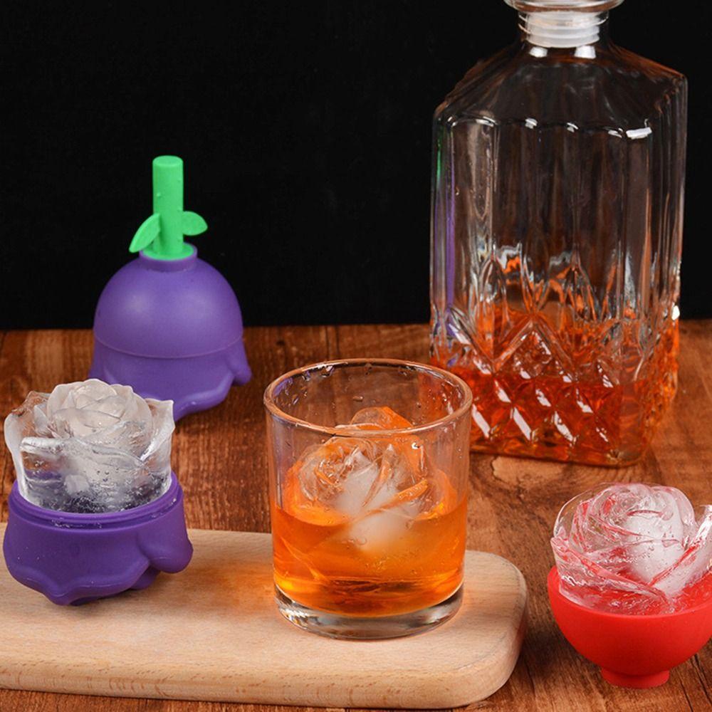 Solighter Mawar Ice Ball Maker Musim Panas Cepat Keren Gadget Alat Dapur DIY Minuman Chiller