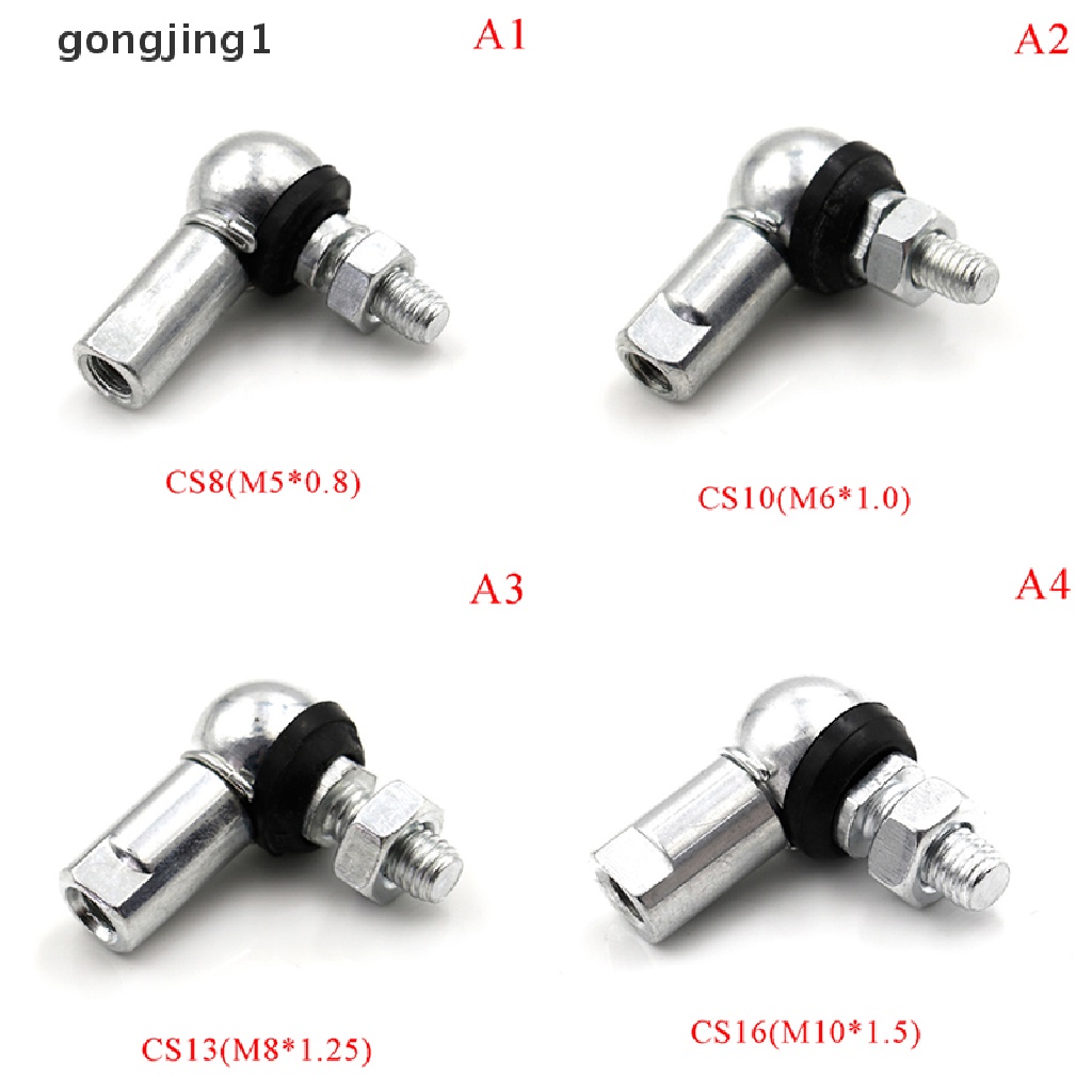 GGG Ball Head Joint Rod End Bearing M5 M6 M8 M10 Right Angle CS8 / CS10 / CS13 / CS16 ID