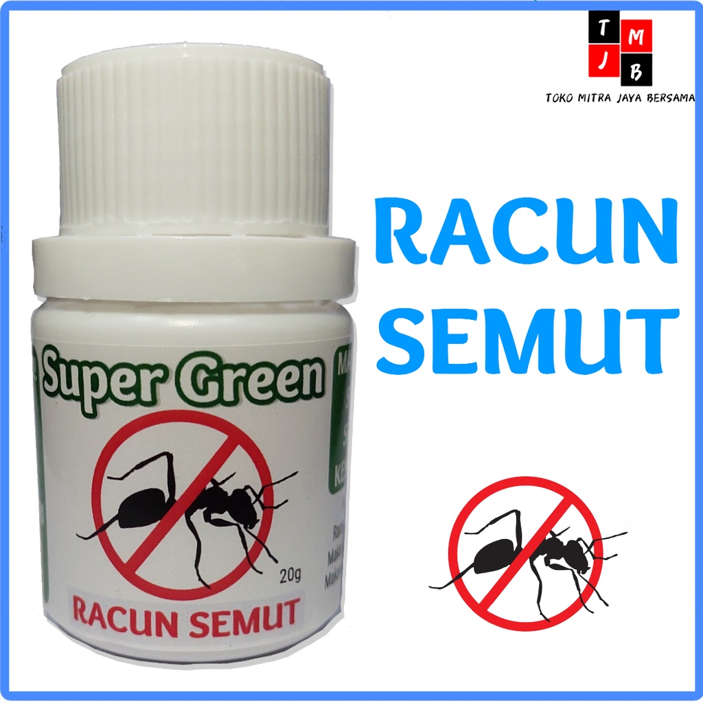 RACUN OBAT PEMBASMI PENGUSIR SEMUT SATU KOLONI SUPER GREEN AMPUH BUKAN MIEJIQING