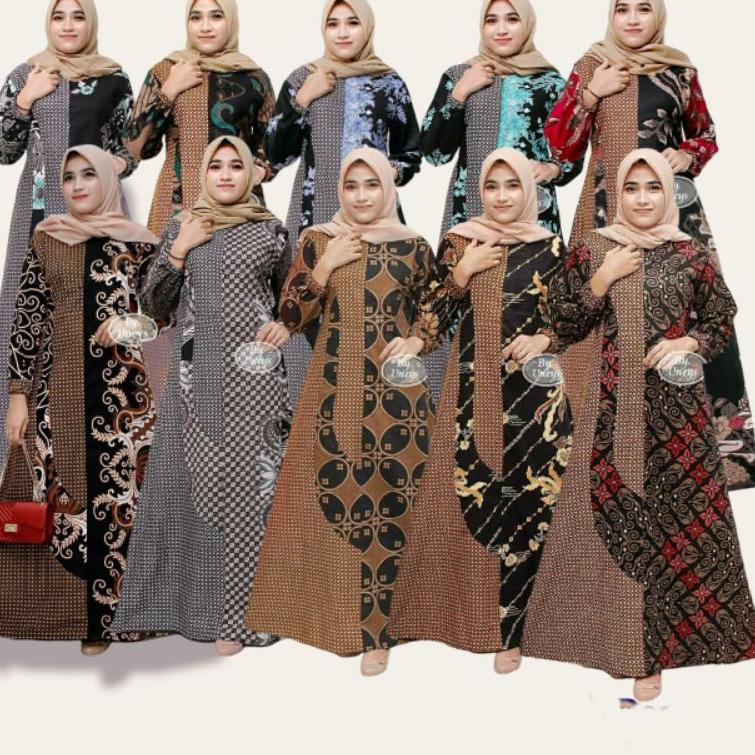 Harga Termurah BATIK JUMBO BSIZE JUMBO XL XXL XXXL 5L GAMIS BATIK JUMBO GAMIS MUSLIMAH