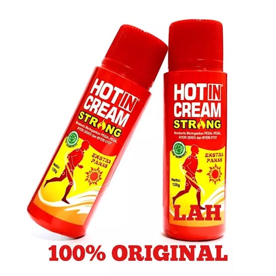 Hotin Cream Strong Extra Panas Botol 120gr - Cream Pereda Nyeri