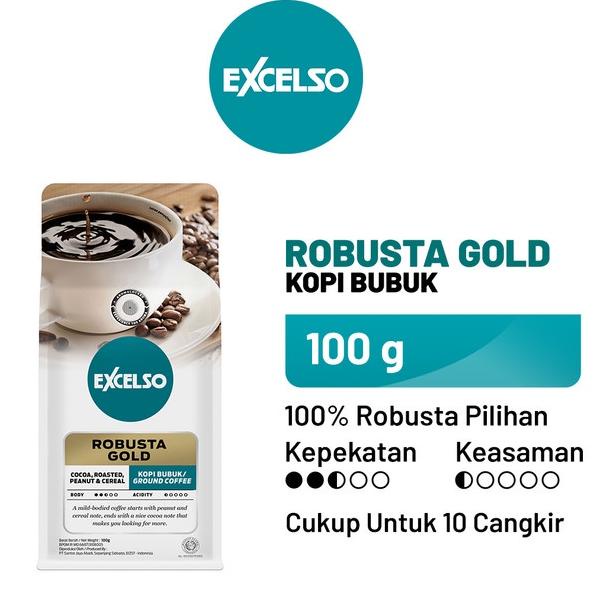 

✨ 7.7 EXCELSO Robusta Gold - Bubuk Kopi 100 gr