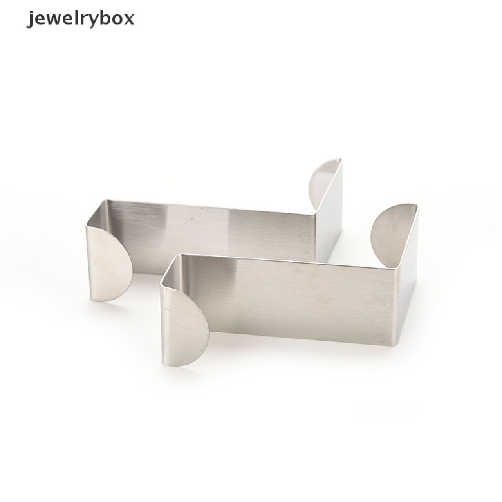 [jewelrybox] 2x Over Door Hook Stainless Steel Lemari Dapur Gantungan Baju Organizer Holder Butik