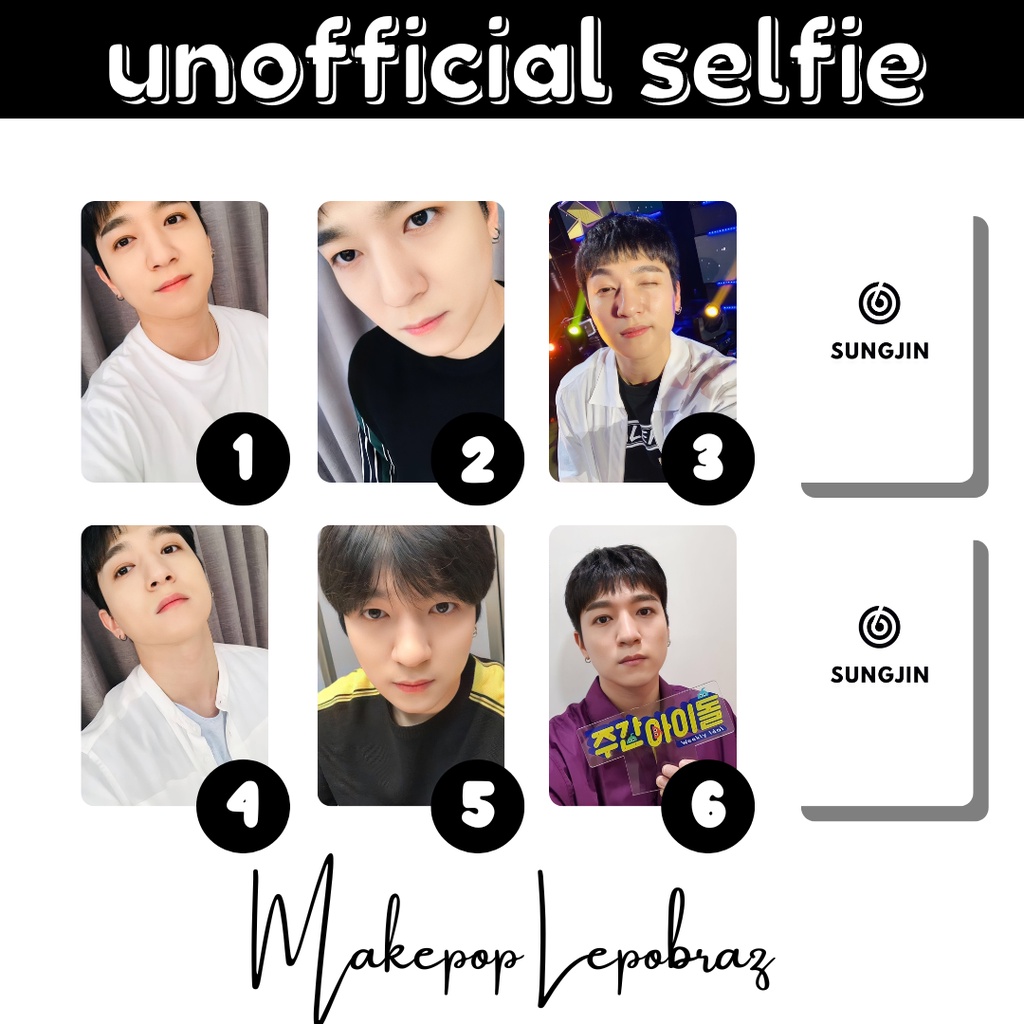 [MIN. 3 PC] DAY6 UNOFFICIAL SELFIE - BOYFRIENDABLE DOWOON SUNGJIN WONPIL YOUNGK YOUNG K