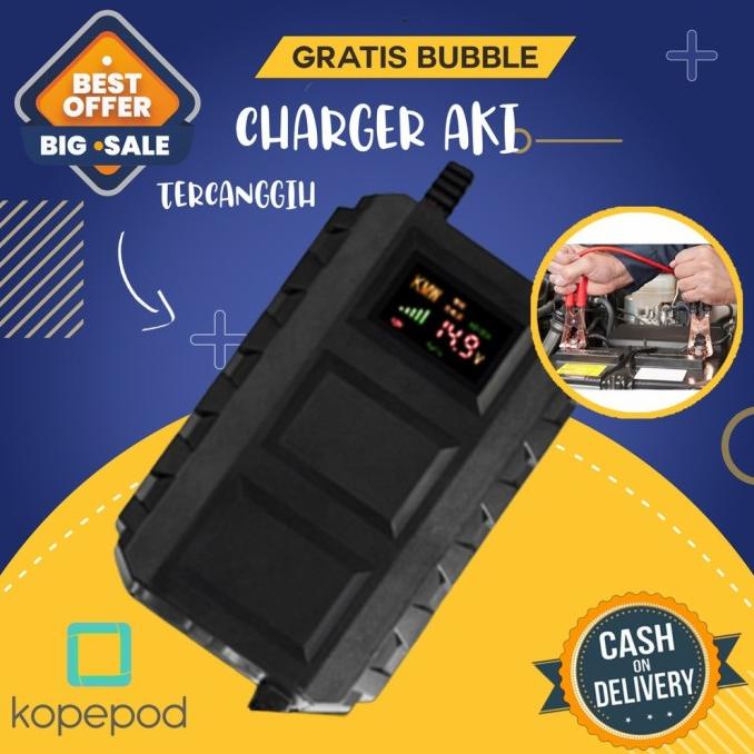 BRG BARU CAS Aki Mobil 20A 12V Carger Aki Charger Aki 20 amper Casan Aki Charge