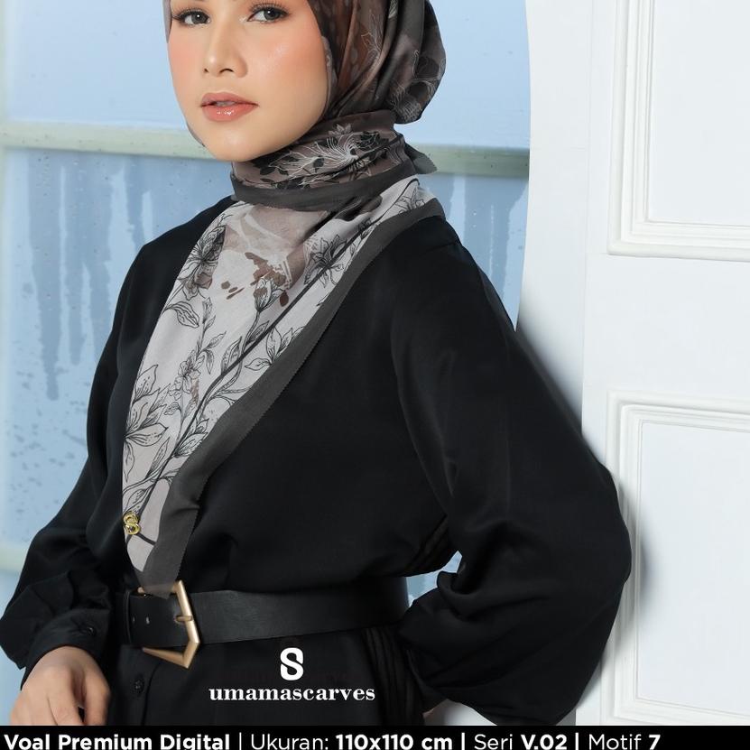 ← Umama Scarves Jilbab Segiempat Motif Umama, Kerudung Voal Motif Digital Premium LC Part 2 ☑