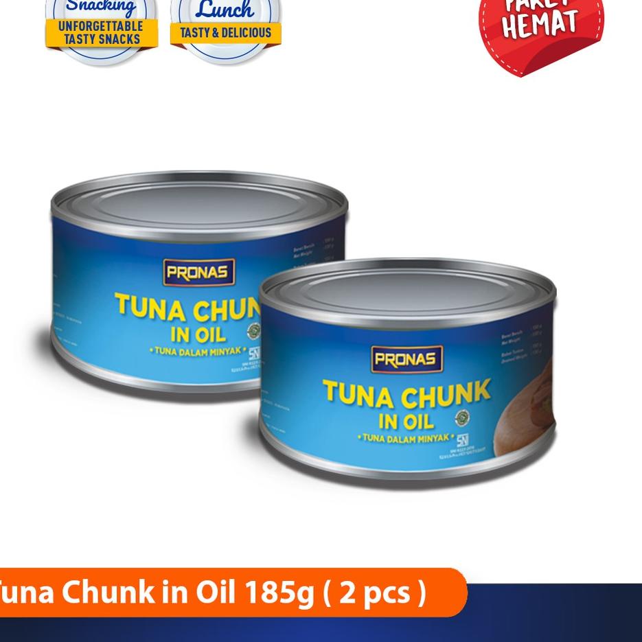 

☃ Pronas Paket Exclusive Tuna Chunk in Oil 185 g bundling 2 pcs ➽