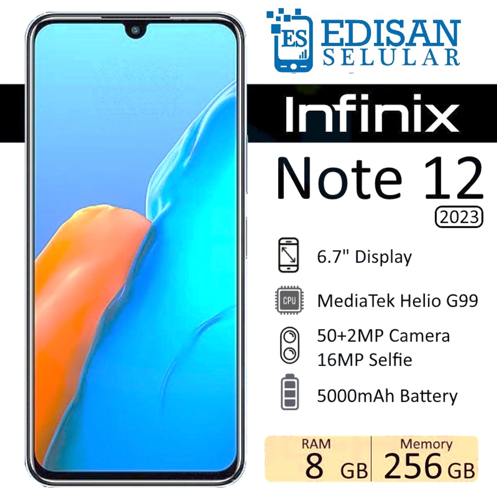 Infinix Note 12 2023 8/128 GB &amp; 8/256 GB Garansi Resmi