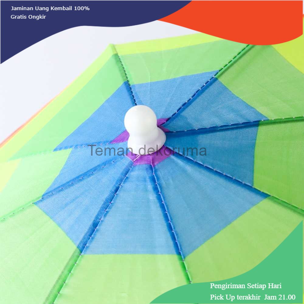 TD - DPR Topi Model Payung Umbrella Hat - W655