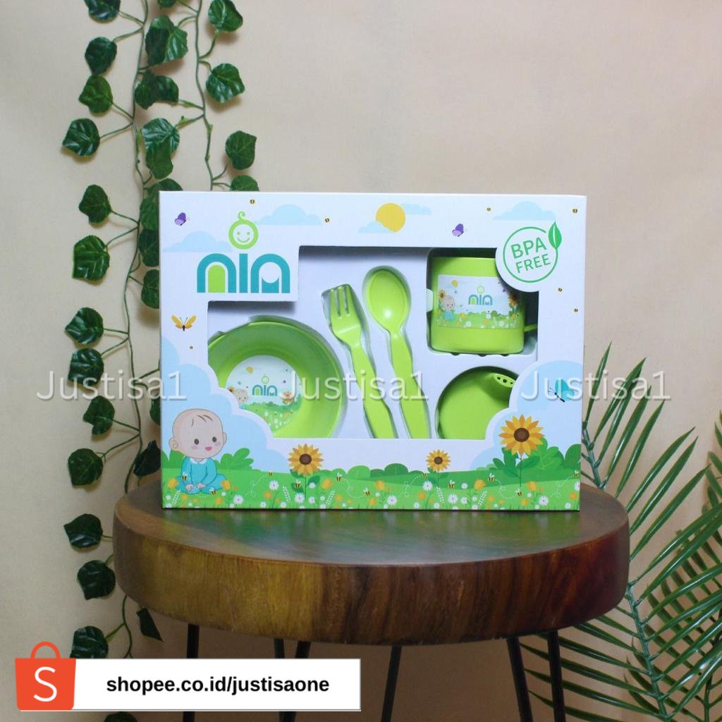 NIA-FEEDING SET MAKAN UKURAN SMALL PERLENGKPAN MAKAN BAYI MURAH