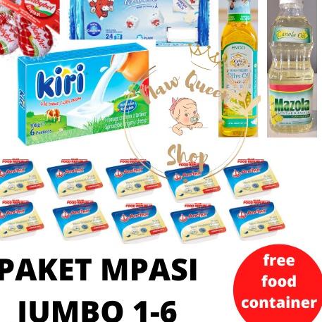 

☄ PAKET MPASI LENGKAP JUMBO ( BELCUBE + KIRI + BABYBEL + CASA DI OLIVA / EVOO + MAZOLA + ANCHOR) ♙