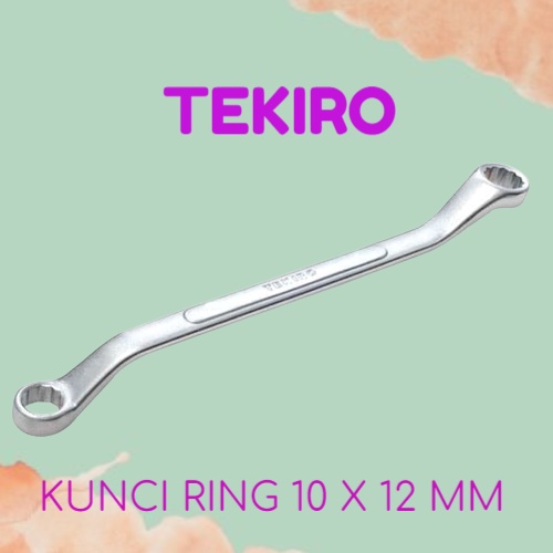 TEKIRO KUNCI RING 10 X 12 MM /KUNCI RING / TOOLS - ALAT PERKAKAS