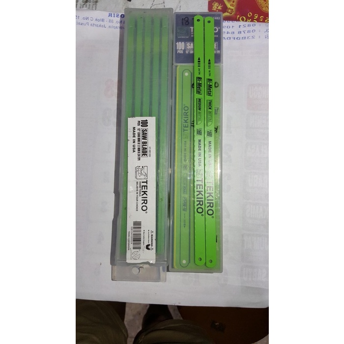 Terlaris Mata Gergaji Besi 12 Inch Tekiro 18 Tpi / 24 Tpi Sebijian